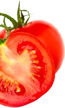 Transparent image tomatoes